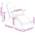 Silla de jardín Adirondack con reposapiés madera maciza