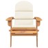 Silla de jardín Adirondack con cojines madera maciza