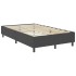 Estructura de cama box spring tela gris 120x200