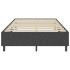 Estructura de cama box spring tela gris 120x200