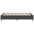 Estructura de cama box spring tela gris 120x200