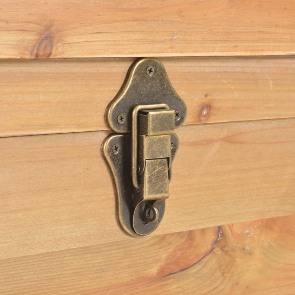 Baúl de almacenamiento con cojín 80x40x40 cm