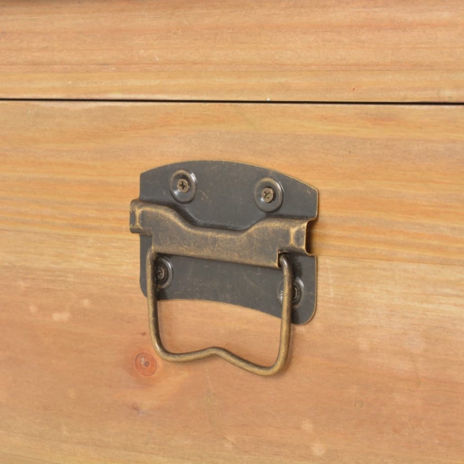 Baúl de almacenamiento con cojín 80x40x40 cm