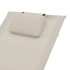 Tumbona con almohada textileno