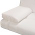 Sofá cama con dos cojines cuero artificial ajustable