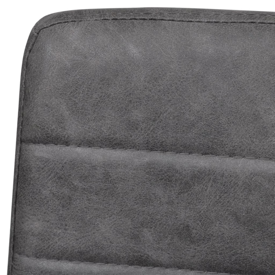 Sillas voladizas de comedor 2 unidades cuero sintético