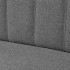 Sofá de tela gris claro 117x55,5x77