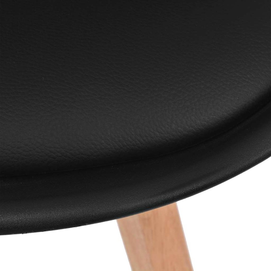 Sillas de comedor 4 unidades plástico