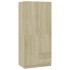 Armario de madera de ingeniería roble Sonoma 80x52x180