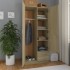 Armario de madera de ingeniería roble Sonoma 80x52x180