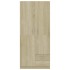 Armario de madera de ingeniería roble Sonoma 80x52x180