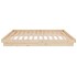 Estructura de cama madera maciza 140x200