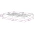 Estructura de cama madera maciza 140x200