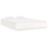 Estructura de cama sin colchón madera maciza blanco 140x200