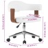 Silla comedor giratoria madera curvada cuero sintético
