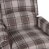 Sillón de masaje reclinable de tela