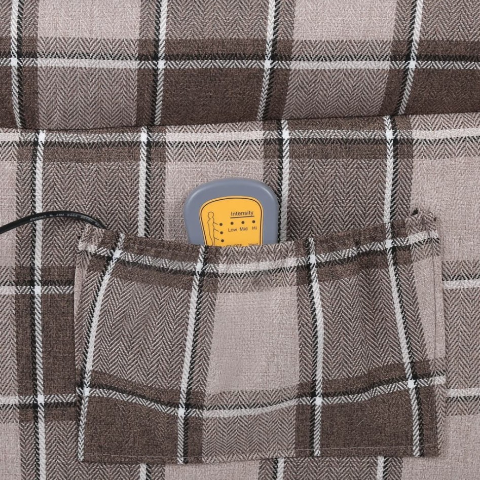 Sillón de masaje reclinable de tela