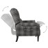 Silla reclinable de tela