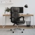Silla de oficina reclinable cuero sintético