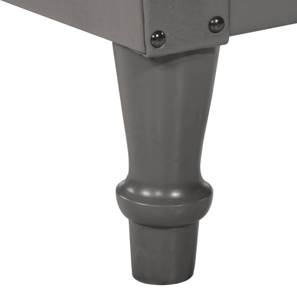 Sillón de cuero de cabra auténtico