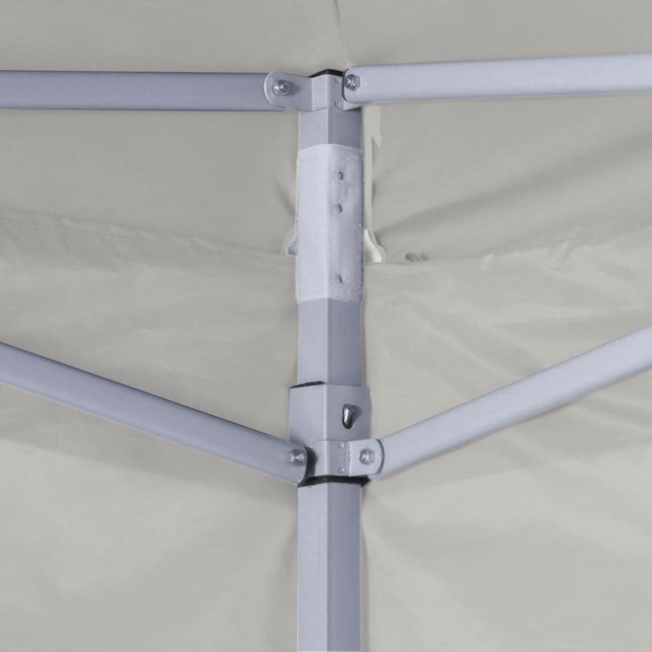 Carpa plegable profesional con 4 paredes acero color crema