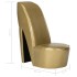 Sillón con forma de zapato de tacón cuero sintético
