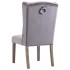 Silla de comedor de terciopelo