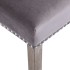 Silla de comedor de terciopelo