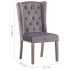 Silla de comedor de terciopelo
