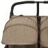 Carrito para gemelos de acero gris