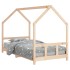 Estructura de cama infantil madera maciza de pino 90x190
