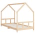 Estructura de cama infantil madera maciza de pino 90x190