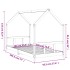 Estructura de cama infantil madera maciza de pino 90x190