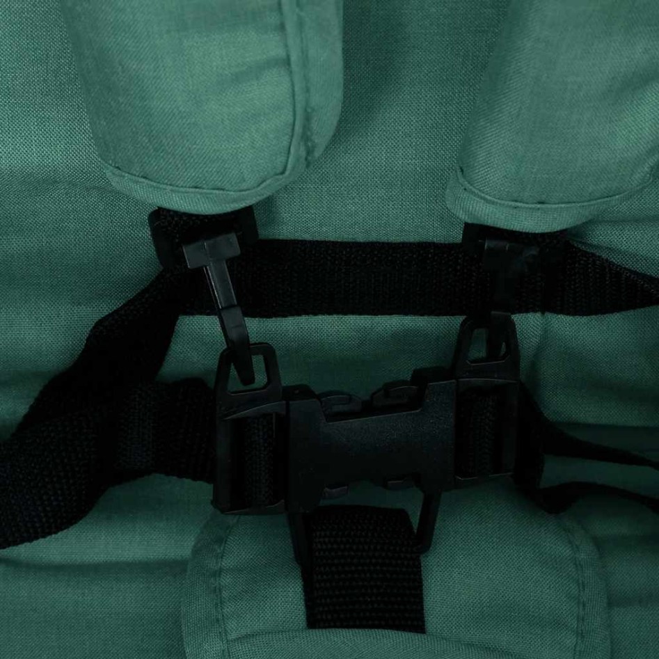 Carrito para gemelos tandem de acero