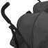 Carrito para gemelos de acero gris