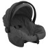 Carrito de bebés 3 en 1 de acero gris oscuro y