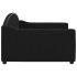 Sofá cama sin colchón tela negro 100x200