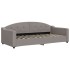 Sofá cama sin colchón tela taupe 90x200