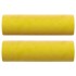 Sofá de 3 plazas con cojines terciopelo amarillo 180