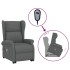 Sillón de masaje elevable tela gris