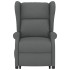 Sillón de masaje elevable tela gris