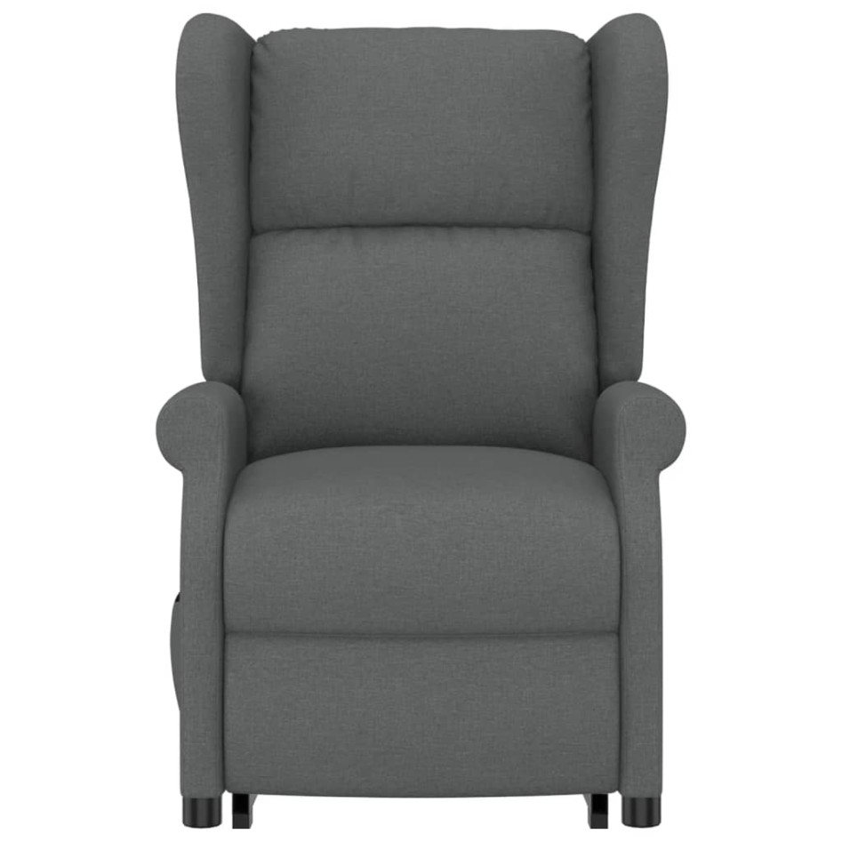 Sillón de masaje elevable tela gris
