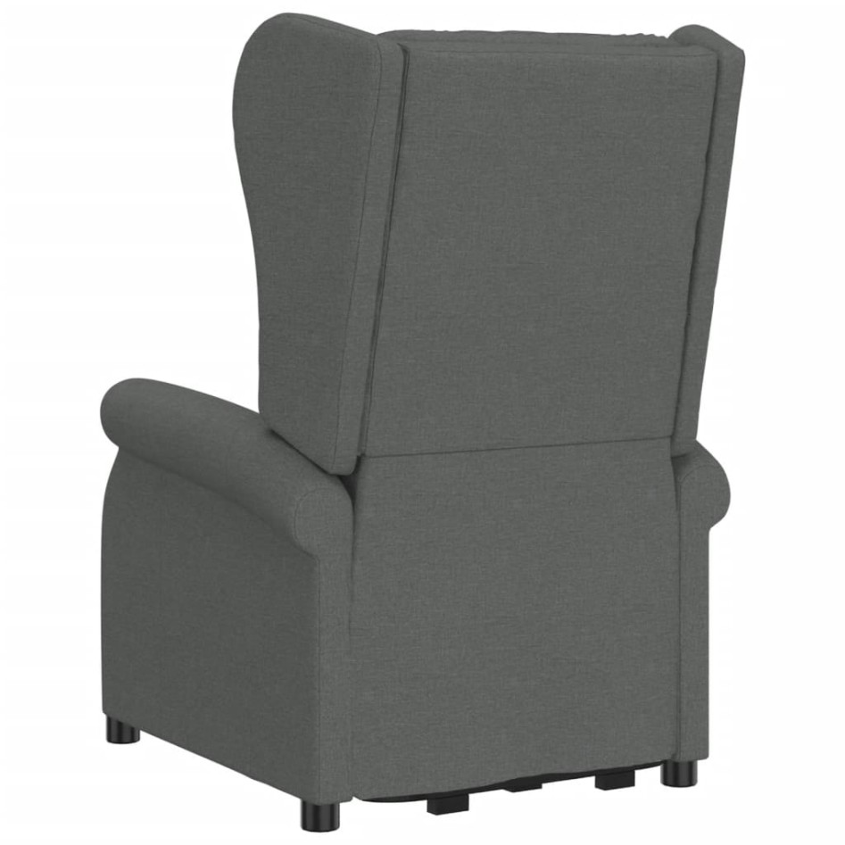 Sillón de masaje elevable tela gris