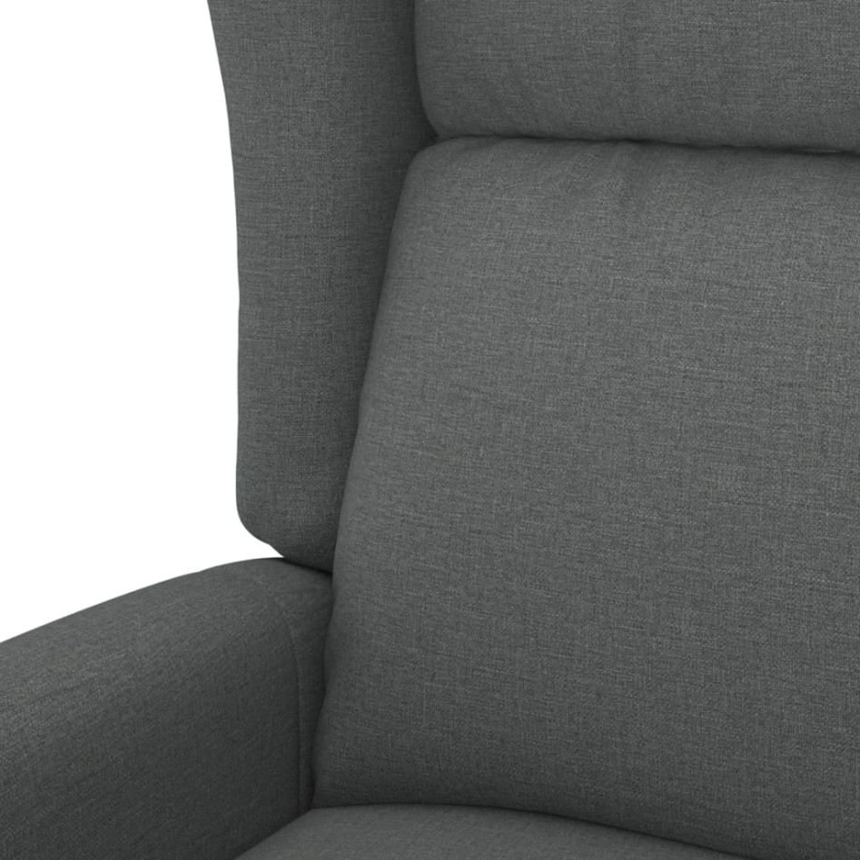 Sillón de masaje elevable tela gris