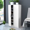 Mueble zapatero con 7 estantes blanco
