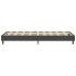 Estructura de cama Box Spring sin colchón tela gris 100x200