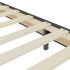 Estructura de cama Box Spring sin colchón tela gris 100x200