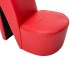 Sillón con forma de zapato de tacón cuero sintético