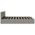 Cama hidráulica almacenaje sin colchón gris claro 160x200