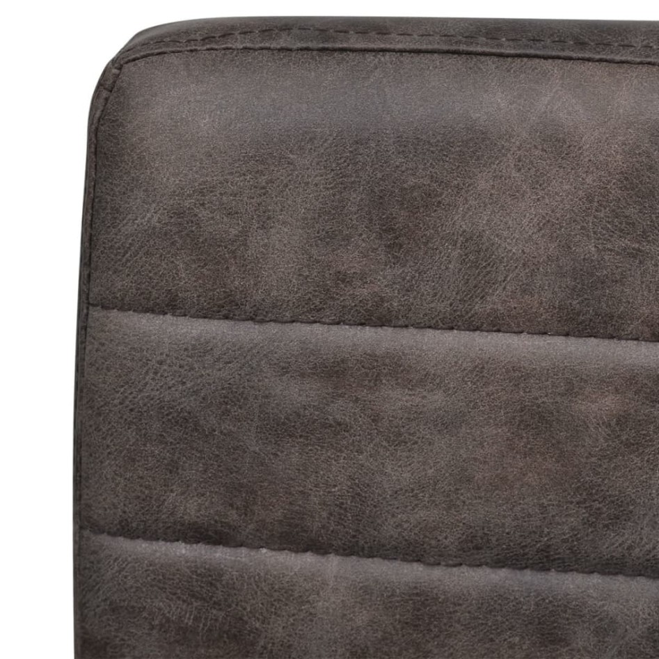 Sillas voladizas de comedor 4 unidades cuero sintético